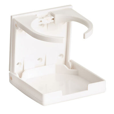 Collapsible Plastic Drink Holder, White